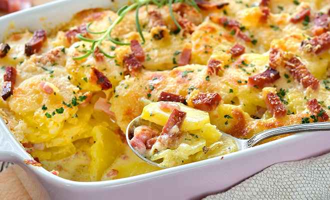 Recette Facile de Gratin de Pommes de Terre Crémeux au Gruyère