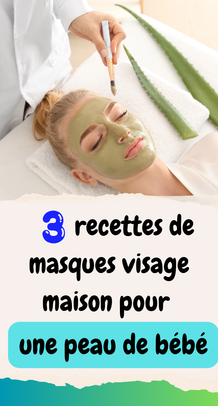 recettes de masques visage