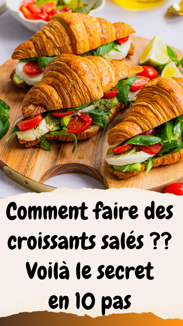 croissants salés