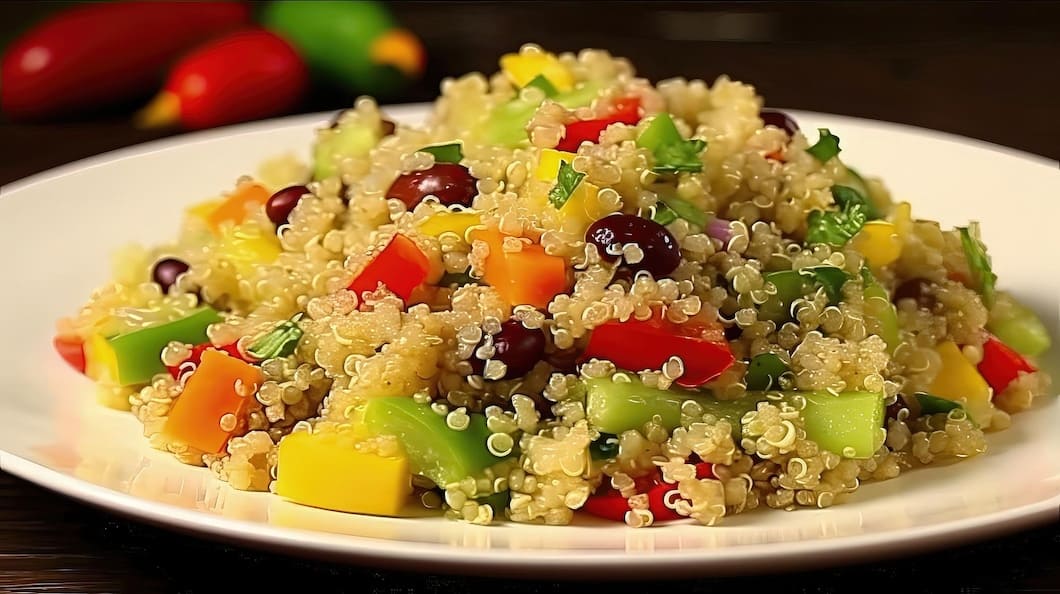 Salade de Quinoa aux Légumes Croquants