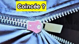 Astuces pour débloquer une fermeture éclair coincée dans le tissu