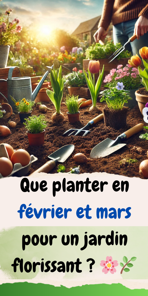 planter en février et mars pour un jardin florissant