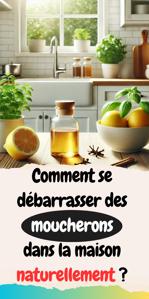 Comment se débarrasser des moucherons dans la maison naturellement ?